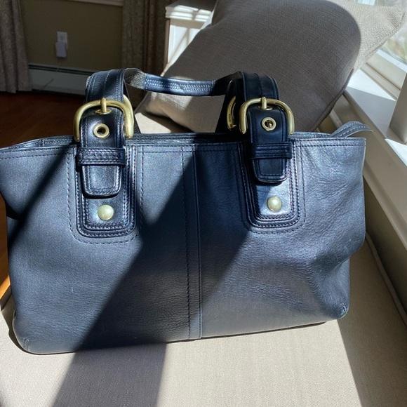 Coach Soho Black Leather Bag F0820-F11844 - Picture 3 of 13